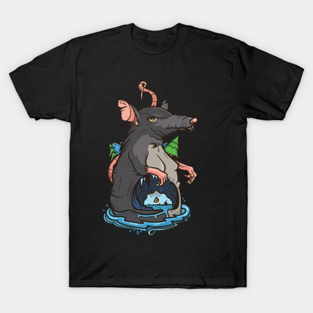 Rat Cave T-Shirt by Frajtgorski